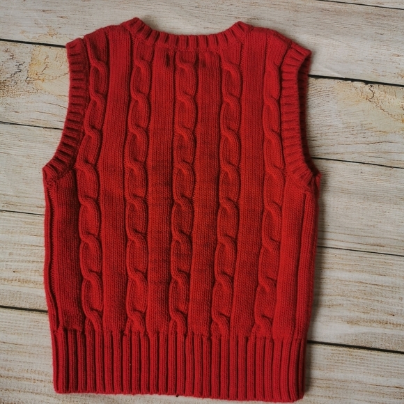 Chaps Cable Knit Sweater Vest - Picture 5 of 5
